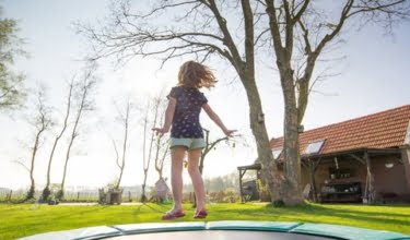 veilig trampoline springen