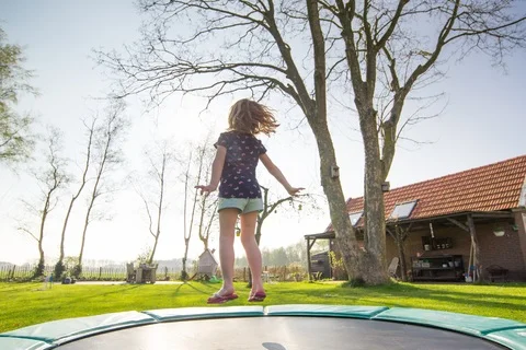 veilig trampoline springen