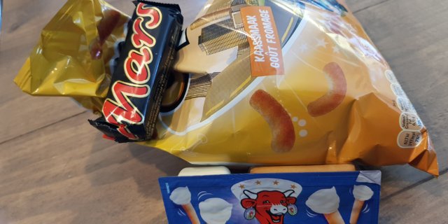 lekkers eten ongezond snack