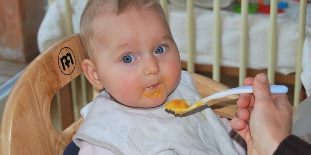 babyhap met paprika