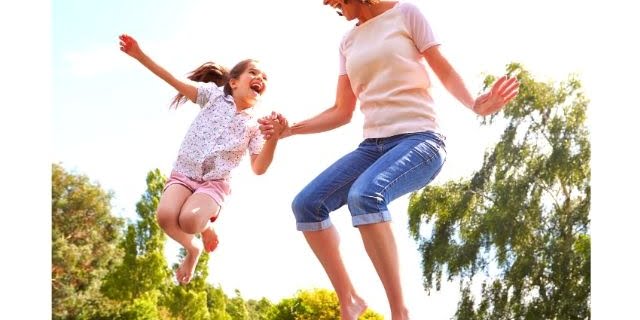 trampoline springen