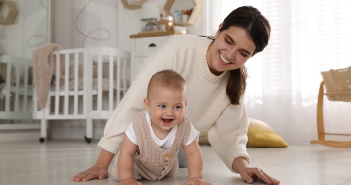 Een veilige vloer voor kruipende baby’s