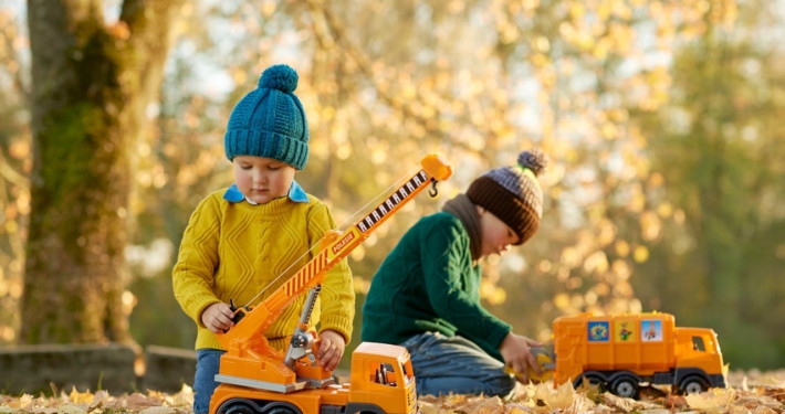 Buiten op avontuur met je dreumes